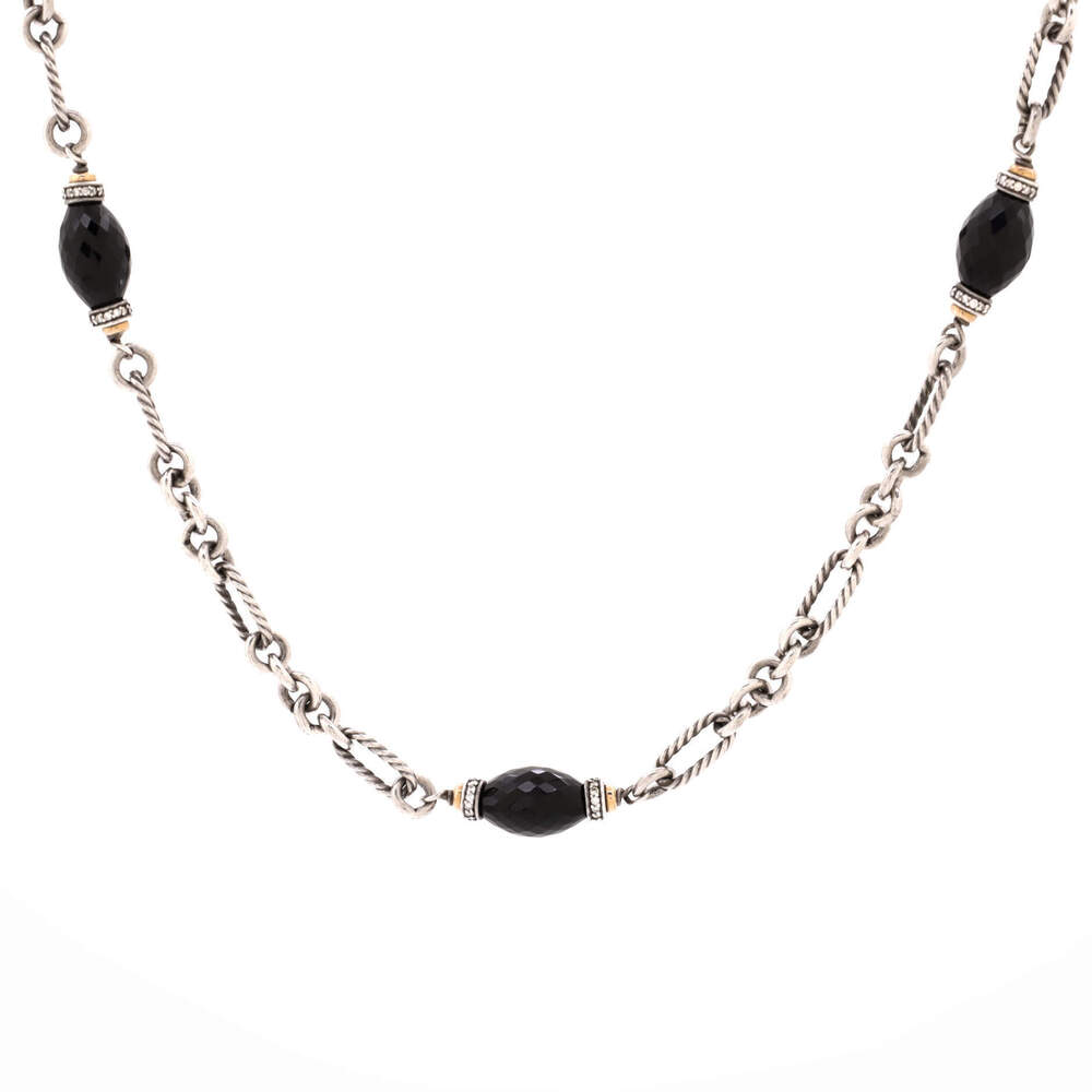 David Yurman Figaro Chain Link Long Necklace